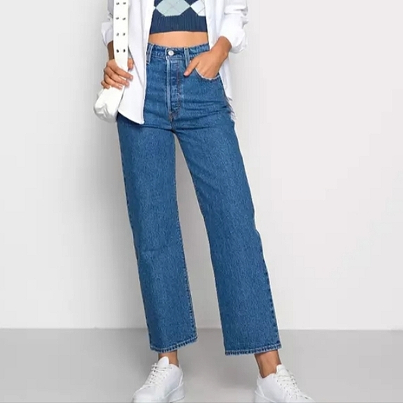Levi's Denim - Levi's Ribcage Straight Summer Slide